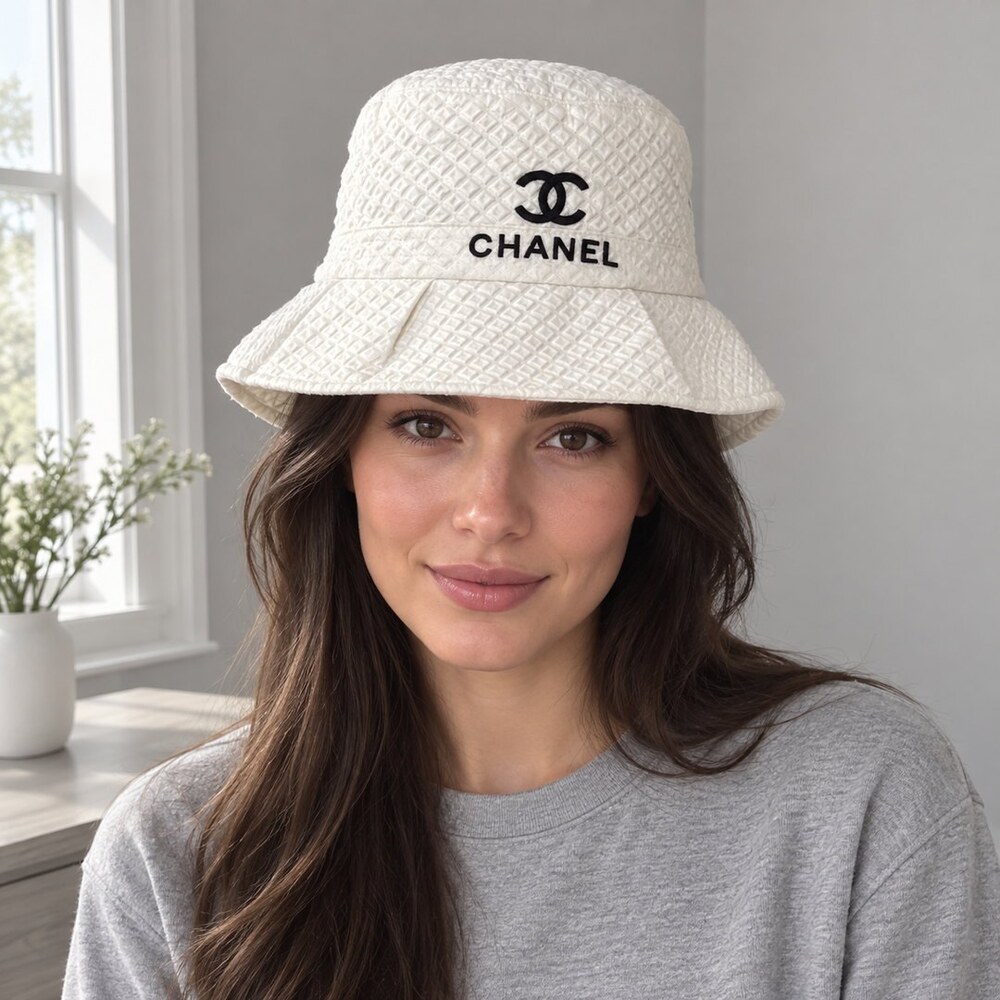 CHANEL Quilted CC Bucket Hat - Picture 2 of 6
